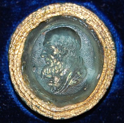 Gem from Roman Imperial Period Depicting Zeno of Citium